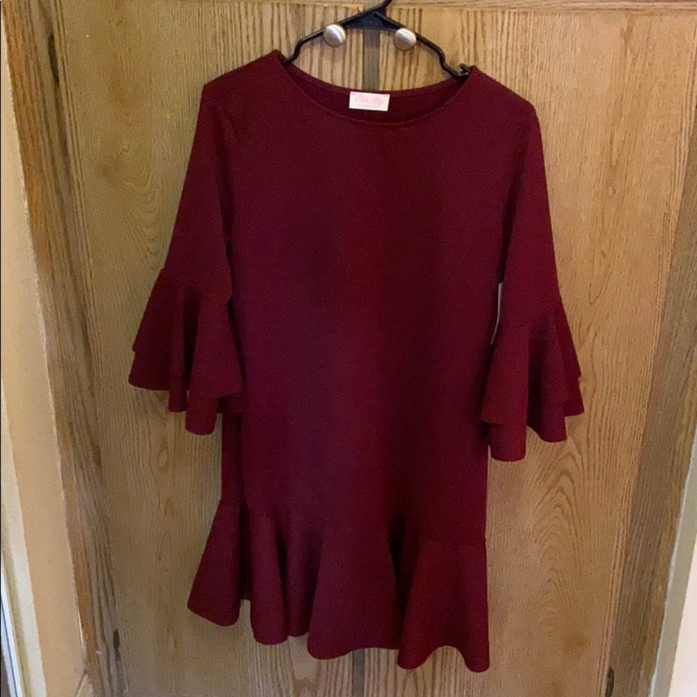 Burgundy Dress